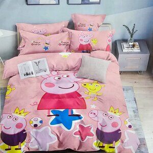 Peppa pig kids Bedsheet (pink)